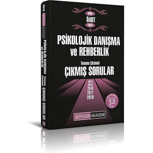 Pegem 2019 ABT Psikolojik Danma ve Rehberlik km Sorular zml Pegem Akademi Yaynlar