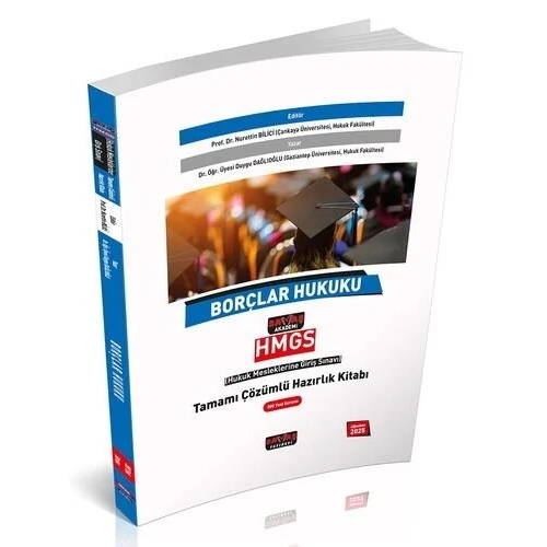 Sava� Yay�nlar� 2025 HMGS Bor�lar Hukuku Tamam� ��z�ml� Haz�rl�k Kitab� Nurettin Bilici, Nuran Koyuncu