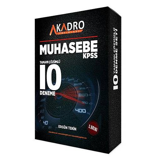 A Kadro Yaynlar KPSS A Grubu Muhasebe Tamam zml 10 Deneme