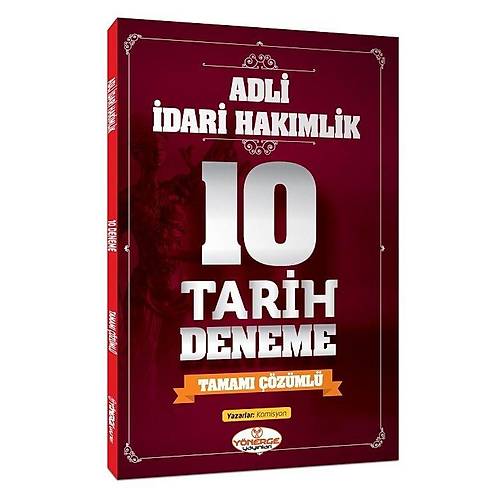 Y�nerge Yay�nlar� Adli �dari Hakimlik Tarih 10 Deneme ��z�ml�