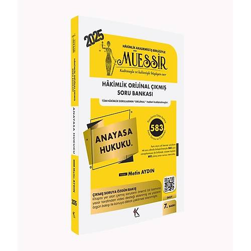 M�ESS�R Anayasa Hukuku Soru Bankas� Metin Ayd�n Kuram Kitap