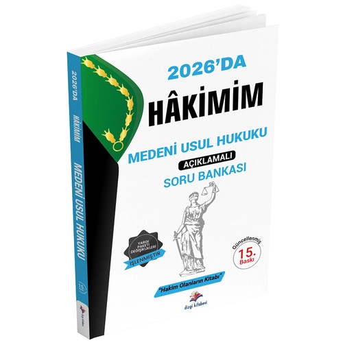 Dizgi Kitap 2026 Hakimlik Hakimim Medeni Usul Hukuku Soru Bankas� - Serhat G�ven Dizgi Kitap