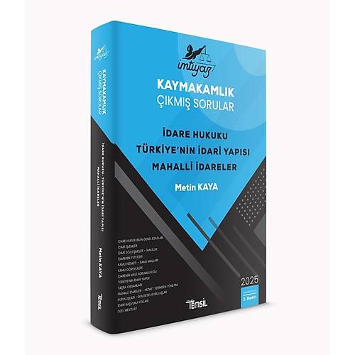 �MT�YAZ Kaymakaml�k ��km�� Sorular �dare Hukuku - T�rkiye'nin �dari Yap�s� - Mahalli �dareler