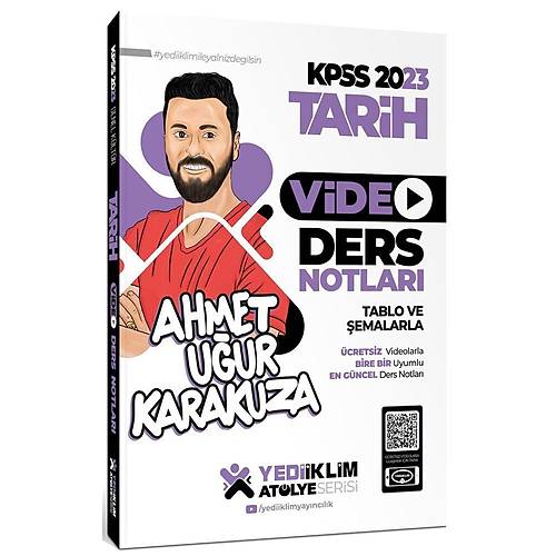 Yediiklim Yaynlar 2023 KPSS Atlye Serisi Tarih Video Ders Notlar