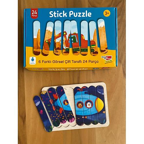 Stick Puzzle �ubuklu �ift Tarafl� Yapboz