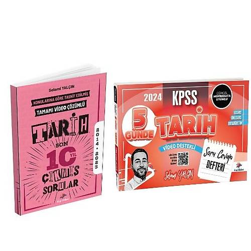 Kpss 5 G�nde Tarih Soru Cevap ve Konular�na G�re Tasnif Edilmi� Son 10 Y�l ��km�� Tarih Sorular 2024