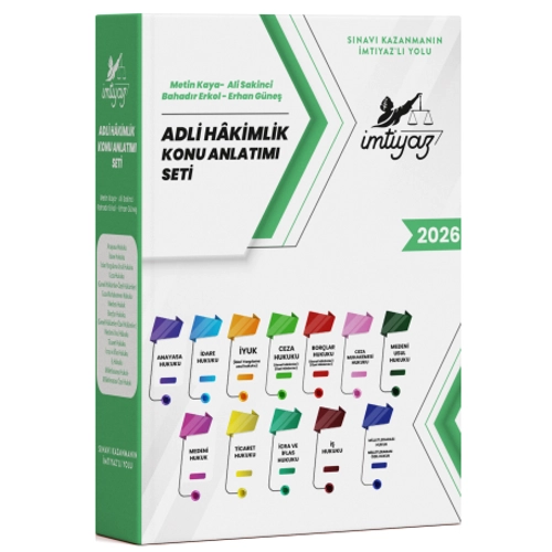 �mtiyaz 2026 Adli Hakimlik Konu Anlat�m� Seti �mtiyaz Yay�nc�l�k