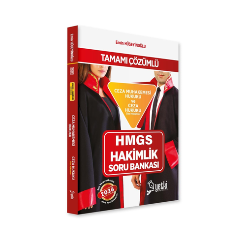 Yetki Yay�nlar� 2026 HMGS Hakimlik Ceza Muhakemesi Hukuku ve Ceza Hukuku �zel H�k�mler Soru Bankas�