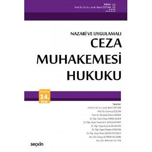Ceza Muhakemesi Hukuku Ders Kitabý - Bahri Öztürk, Durmuþ Tezcan