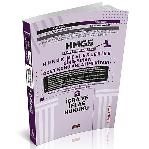 HMGS �zet Konu Anlat�m� �cra ve �flas Hukuku Sava� Yay�nlar� Mart 2025