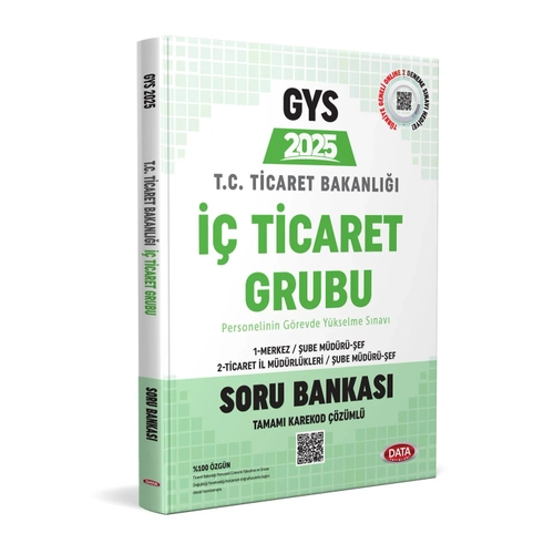 Data Yaynlar 2025 Ticaret Bakanl  Ticaret Grubu Soru Bankas - Karekod zml