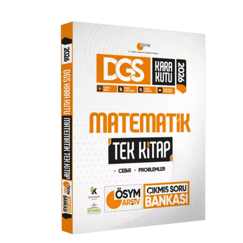 2026 DGS Kara Kutu Matematik TEK K�TAP �SYM Ar�iv ��km�� Soru Bankas� Konu �zetli Dijital ��z�ml� �nformal Yay�nlar�