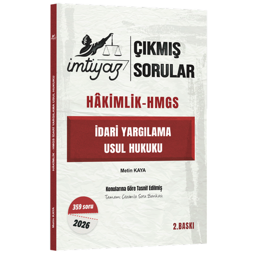 �mtiyaz �dari Yarg�lama Usul Hukuku - ��km�� Sorular Metin Kaya