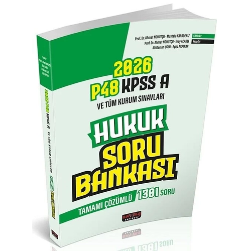 Sava� 2026 KPSS A Grubu P48 KPSS A Grubu Hukuk Tamam� ��z�ml� Soru Bankas�