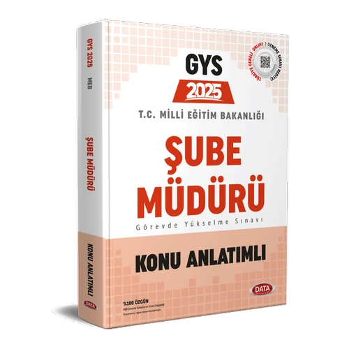 Data Yay�nlar� 2025 Milli E�itim Bakanl��� �ube M�d�rl��� GYS Konu Anlat�ml�