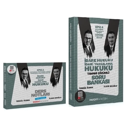 ndeks Akademi 2025 KPSS A Grubu dare ve dari Yarglama Hukuku Video Ders Notlar + Soru Bankas 2 li Set - lker Erolu, smail zbek ndeks Akademi Yaynclk