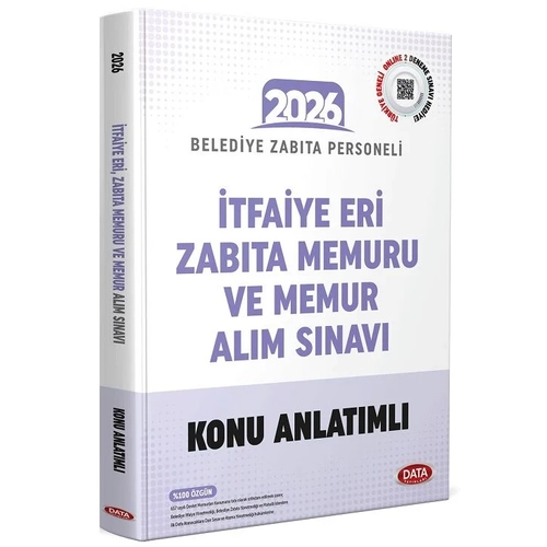 Data 2026 �tfaiye Eri, Zab�ta Memuru ve Memur Al�m S�nav� Konu Anlat�ml� Data Yay�nlar�