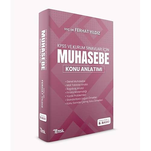 Temsil KPSS A Grubu Muhasebe Konu Anlat�ml� - Ferhat Y�ld�z 9. Bask�