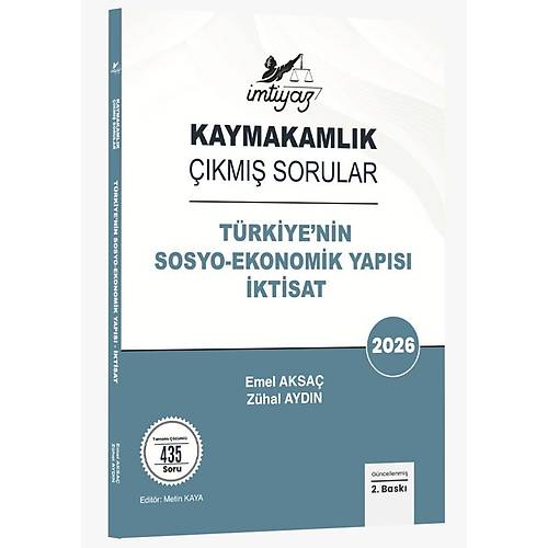 T�rkiye'nin Sosyo-Ekonomik Yap�s� �ktisat Kaymakaml�k ��km�� Sorular Z�hal Ayd�n, Emel Aksa�