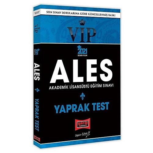 Yarg 2021 ALES VIP Yaprak Test Yarg Yaynlar