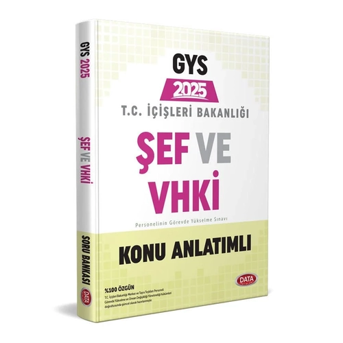 Data Yaynlar T.C. ileri Bakanl ef ve VHK GYS Konu Anlatml