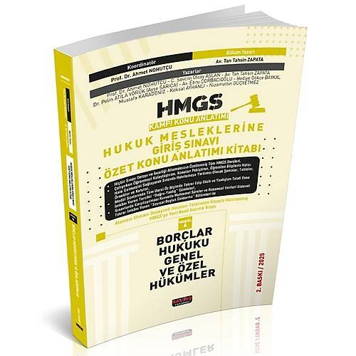 HMGS zet Konu Anlatm Borlar Hukuku Sava Yaynlar Mart 2025