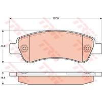 FREN BALATASI ARKA-( FIAT : DUCATO BOXER CITROEN JUMPER 06-- ) GDB1682