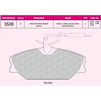 FREN BALATASI ON WVA 23172 ( RENAULT : MEGANE LAGUNA SCENIC FISSIZ ) GDB1405