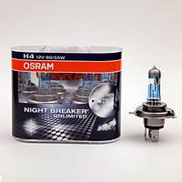 H4 OSRAM NIGHTBREAKER (% 90+%10 Beyaz Ik)