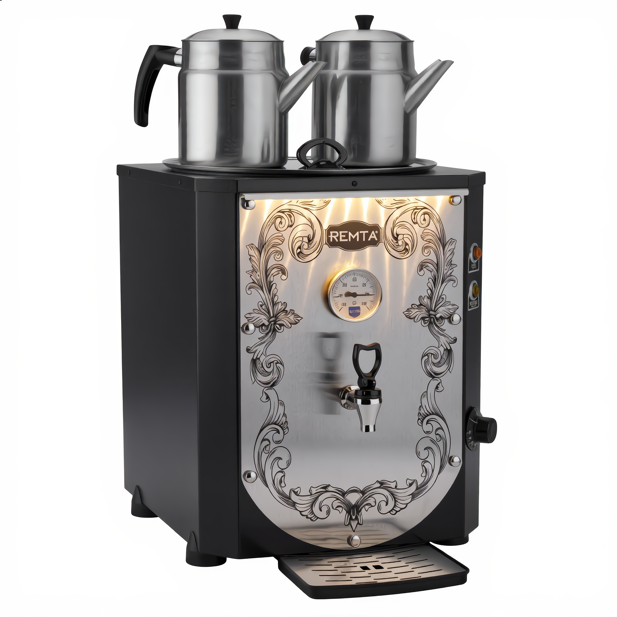 Remta 2 Demlikli 23 lt Master Jumbo Çay Makinesi Ledli Panel - DE11(LD)