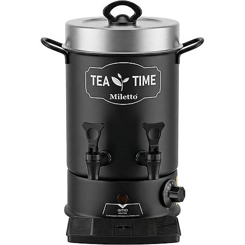 Miletto 60 Bardak Black Çay Makinesi 6,6 lt