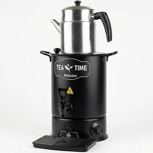Miletto Tek Demlikli Black Çay Makinesi 9 lt