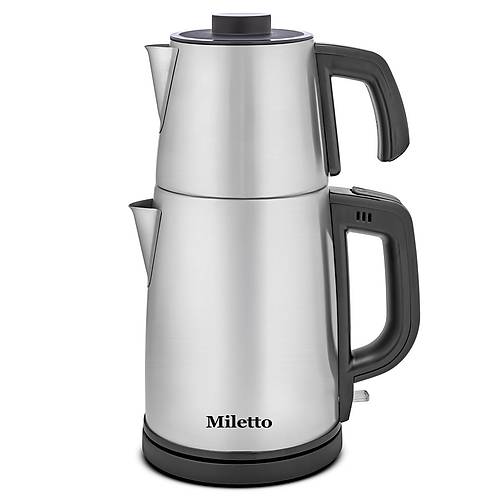 Miletto Inox 2000W Gizli Rezistanslı Otomatik Çay Makinesi 2,9 lt