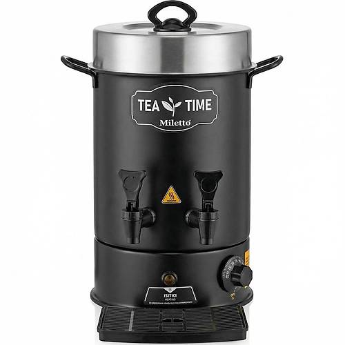 Miletto 80 Bardak Black Çay Makinesi 8,5 lt