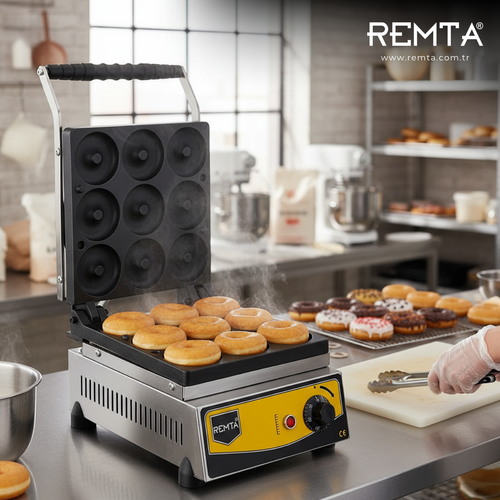 Remta 9'lu Donut Makinesi Elektrikli
