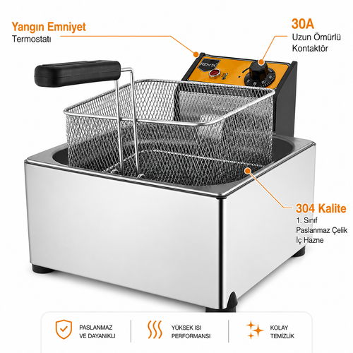 Remta 8 lt Elektrikli Frit�z - R101