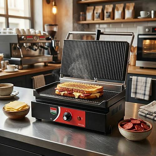 Miletto 20 Dilim Elektrikli Profesyonel D�k�m Tost Makinesi Siyah - M20DS