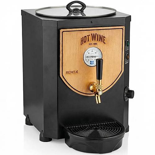 Remta Profesyonel S�cak �arap Makinesi - �arap Is�t�c� Siyah 9 lt - DE12(L)