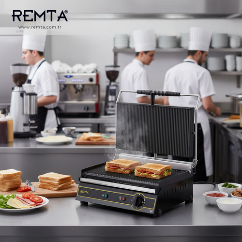 Remta 20 Dilim Siyah Renk Tost Makinas� Elektrikli - R73S