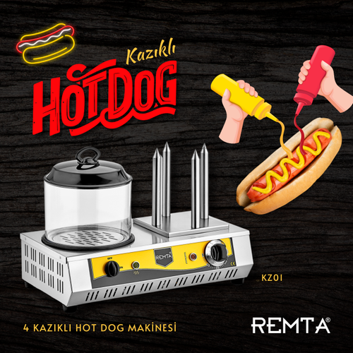 Remta 4 Kazkl Hot Dog Makinesi