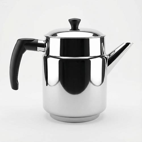 Kahveci �elik Demlik 2 Numara 1,4 lt - (304 Kalite)