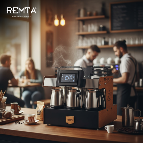 Remta 3 Cezveli Profesyonel T�rk Kahve Makinesi - RTK03