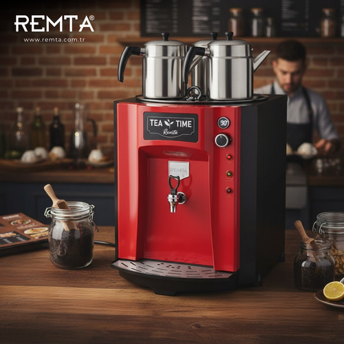 Remta 3 Demlikli 40 lt Premium Jumbo �ay Makinesi - DE10P