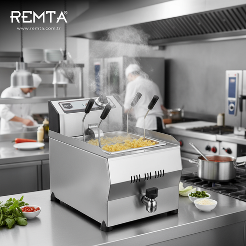 Remta Elektrikli Makarna Ha�lama Makinesi 8 lt