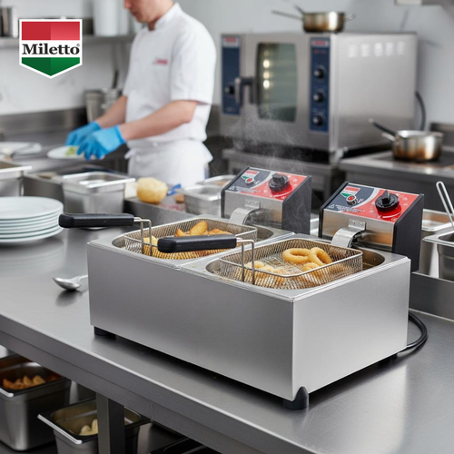 Miletto 5+5 lt Elektrikli Frit�z - MF10