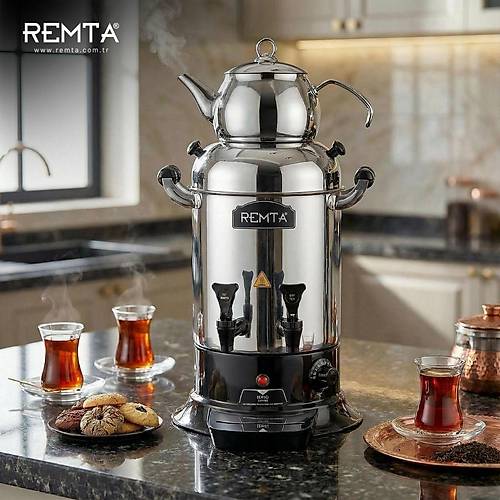 Remta Midi �ift Demlikli �ay Makinesi 9 lt