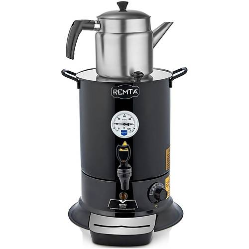 Remta Tek Demlikli Elite �ay Makinesi 10 lt Siyah - EL12