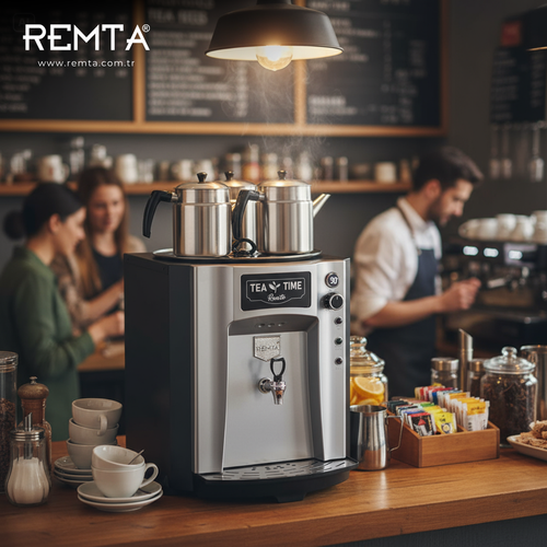 Remta 3 Demlikli 40 lt Premium Jumbo �ay Makinesi - DE10P