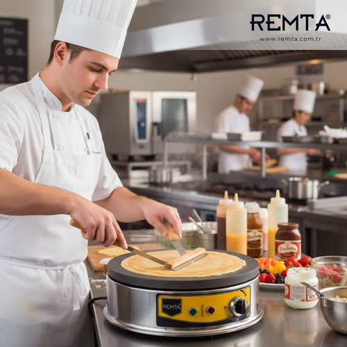 Remta Klasik Model Krep Pi�irici Elektrikli 40 cm �ap