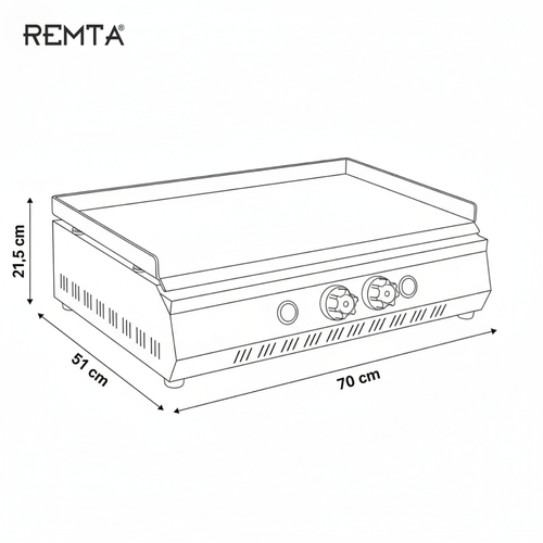 Remta 70 cm D�k�m Izgara Elektrikli